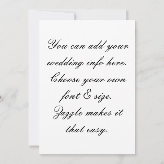 ベガス 招待状 (裏面)