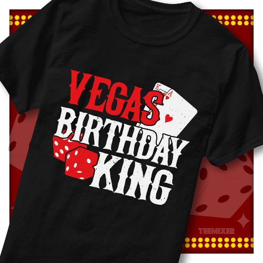 ベガス 誕生日 キング カジノ パーティー スクワッド 仲間 Tシャツ