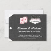 ベガス Save the Date 荷札タグ セーブザデート (裏面)