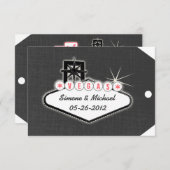 ベガス Save the Date 荷札タグ セーブザデート (正面/裏面)