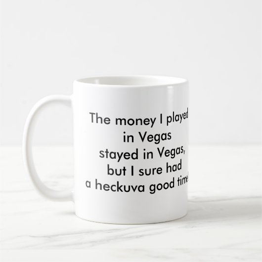 ベガスHeckuvaの時間マグ コーヒーマグカップ (左)