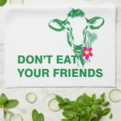 ベガニズム キッチンタオル (折り畳み)