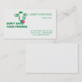 ベガニズム 名刺 (正面/裏面)