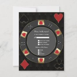 ベガモダンスカジノ金ゴールドトランプのポーカーチ結婚ップ 出欠カード