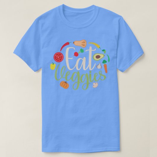 ベギス食べビーガンベガニズムベジタリアン469 Tシャツ (デザイン正面)