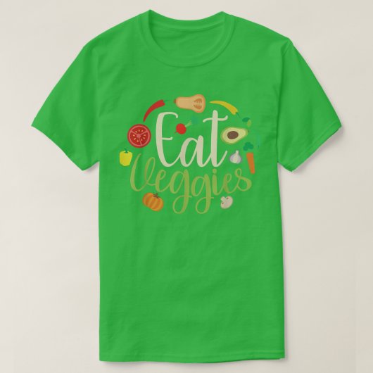 ベギス食べビーガンベガニズムベジタリアン473 Tシャツ (デザイン正面)