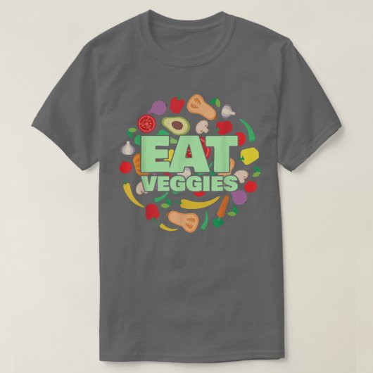 ベギス食べビーガンベガニズムベジタリアン475 Tシャツ (デザイン正面)