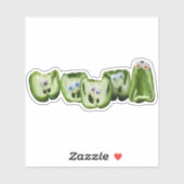 ベギーズおもしろいグーグルアイペッパーのフードユーモア シール (シート)