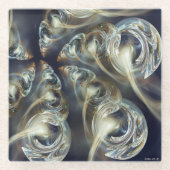 ベギード抽象芸術 ガラスコースター (正面)