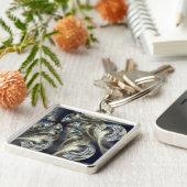 ベギード抽象芸術 キーホルダー (側面)