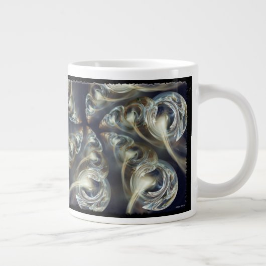 ベギード抽象芸術 ジャンボコーヒーマグカップ (右)