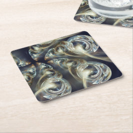 ベギード抽象芸術 スクエアペーパーコースター