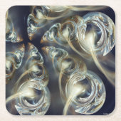 ベギード抽象芸術 スクエアペーパーコースター (正面)