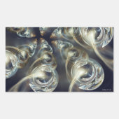 ベギード抽象芸術 長方形シール (正面)