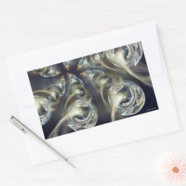 ベギード抽象芸術 長方形シール