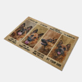 ベギー犬のDoormat、犬のオーナーDoormat ドアマット (アングル)