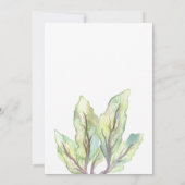 ベギー・デュオ |水彩結婚式の招待 招待状 (裏面)