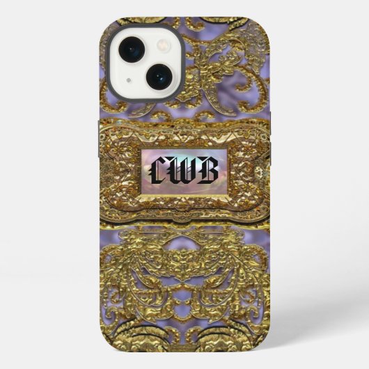 ベクスリー ヴィクトリア調 プロテクティブ モノグラム iPhoneケース (裏面)
