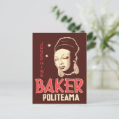 ベクターアートジョセフィーヌベイカーアットザポリテアマ ポストカード (スタンド正面)