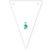 ベクターイラストレーションの蓮の花、iをフィーチャー バンティングフラッグ (第1の旗)