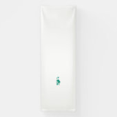 ベクターイラストレーションの蓮の花、iをフィーチャー 横断幕 (縦)