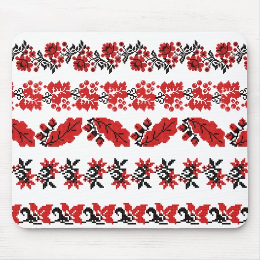 ベクターウクライナスキームパターンキット マウスパッド (正面)