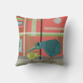 ベクターキウイバードファミリー クッション (裏面)