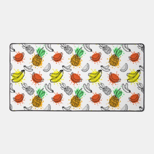 ベクターグラフィックシームレスパターン デスクマット (正面)