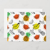 ベクターグラフィックシームレスパターン ポストカード (正面/裏面)