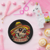 ベクターシンコデマヨイラストレーション ペーパープレート (パーティー)