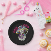 ベクタースカルメキシコのカタリーナ ペーパープレート (パーティー)