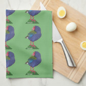 ベクタータカヒニュージーランドバード キッチンタオル (四つ折り)