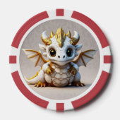 「ベクタードラゴンデザイン」 ポーカーチップ (正面)