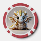 「ベクタードラゴンデザイン」 ポーカーチップ (裏面)