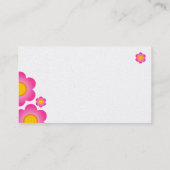 ベクターフラワー – (プラチナカード) 名刺 (裏面)