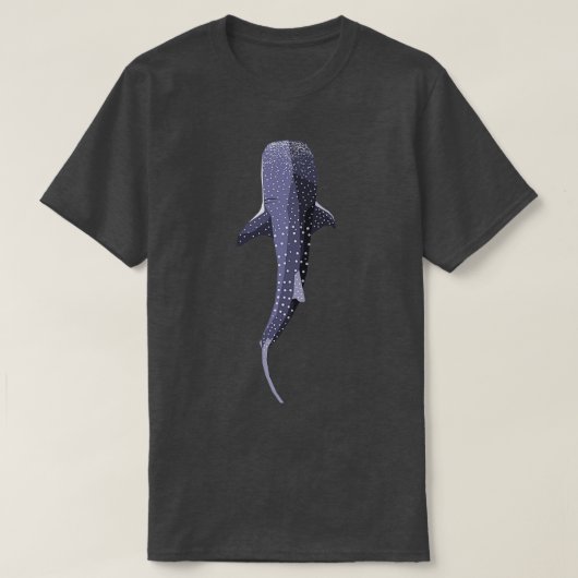 ベクターホエールサメ Tシャツ (デザイン正面)