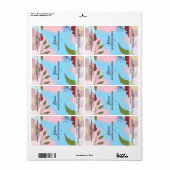 ベクター植物血清ドロッパーボトルラベル ラベル (フルシート)