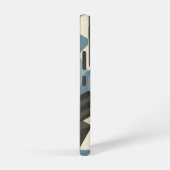 ベクター風ブロック Samsung スマホケース - 赤いコマドリ Galaxyケース (右側面)
