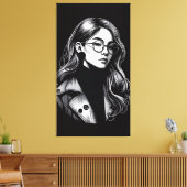 ベクトガール キャンバスプリント (インサイチュ (リビング))