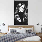 ベクトガール キャンバスプリント (インサイチュ (寝室))