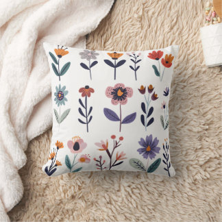 ベクトルの花のコレクション クッション