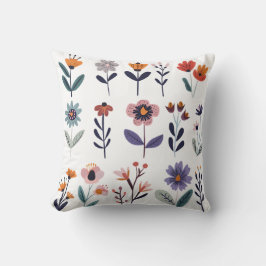 ベクトルの花のコレクション クッション