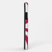 ベクトルはっきりしたパターンの明るい赤と白の星 Case-Mate iPhoneケース (裏面/右)