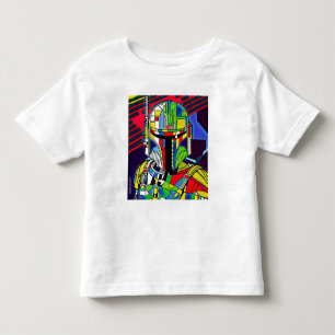 ベクトルカラフルロボットイラストレーションTシャツ トドラーTシャツ