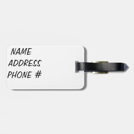 ベクトルギターの赤くか白い荷物のラベル ラゲッジタグ (裏面横)