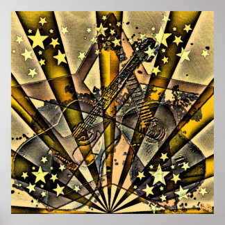 ベクトルギター ポスター