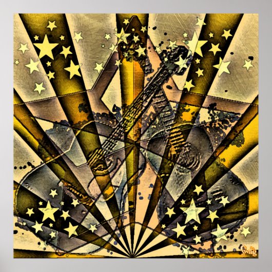 ベクトルギター ポスター (正面)