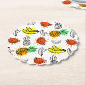 ベクトルグラフィックのシームレスなパターン ペーパーコースター (アングル)