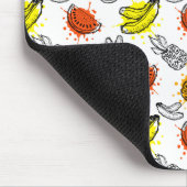 ベクトルグラフィックのシームレスなパターン マウスパッド (コーナー)