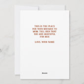 ベクトルフローラリース母の日のメッセージカスタム シーズンカード (裏面)